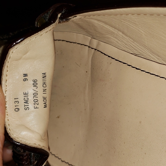 COACH SIGNATURE LOGO STACIES DRIVING LOAFERS Size 9M - Picture 5 of 8